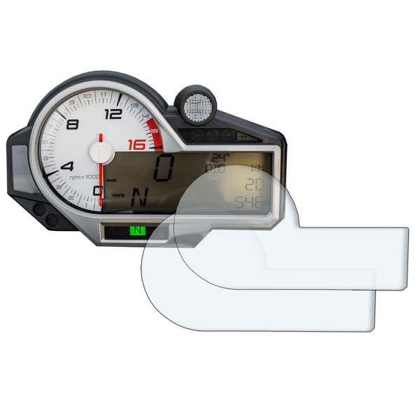 R&G Dashboard Screen Protector Kit for BMW S 1000 R '15-'20 / S 1000 RR '15-18 / S 1000 XR '15-'19